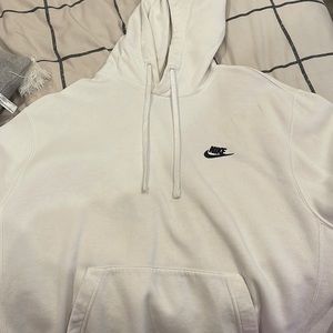nike white hoodie